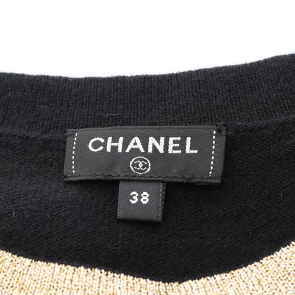 Chanel Knit CC Logo Cashmere Sweater — view 3