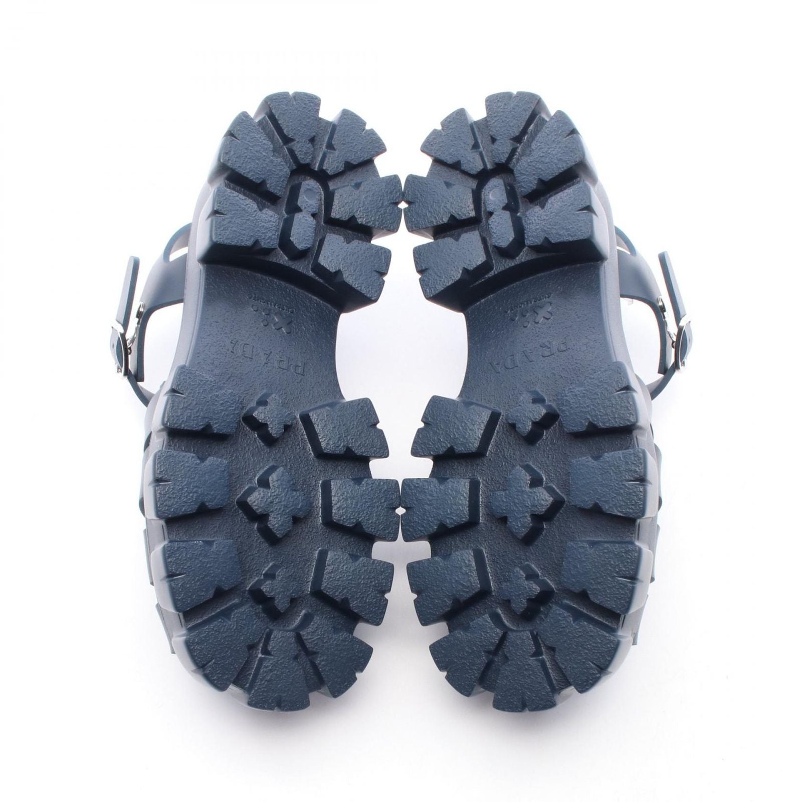 Prada Sandals Monolith Triangle Plate — view 4