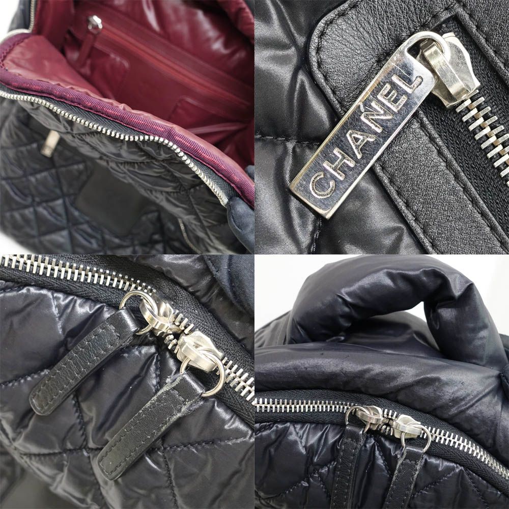 Chanel Backpack Coco Cocoon Nylon Black 23 — view 7