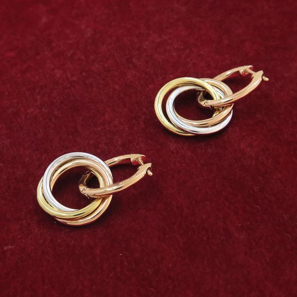Cartier Trinity Diamond Earrings — view 7
