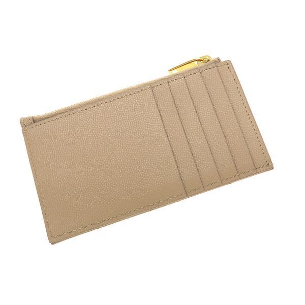Saint Laurent Paris Monogram Fragment Zip Card Case — view 2