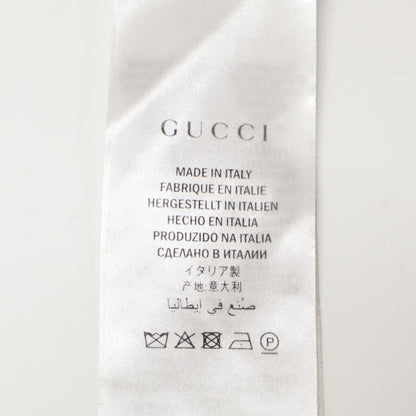 Gucci White Flower Print Frill Sleeve Jersey Dress XS — view 4