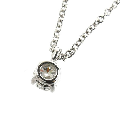 Tiffany & Co Platinum Solitaire Necklace Diamond 40.5 — view 2
