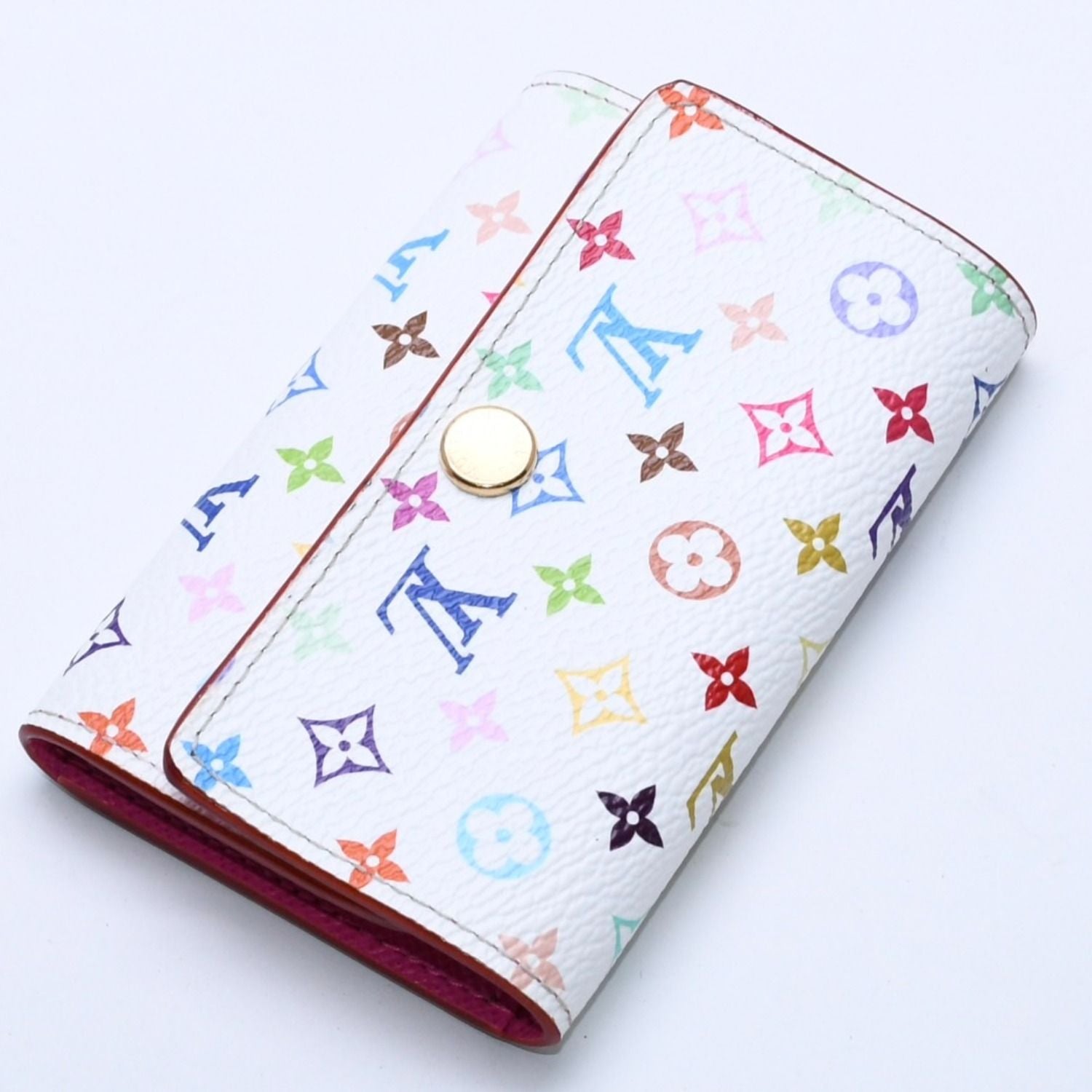 Louis Vuitton Key Case Multicolor White Takashi Murakami Collaboration — view 3