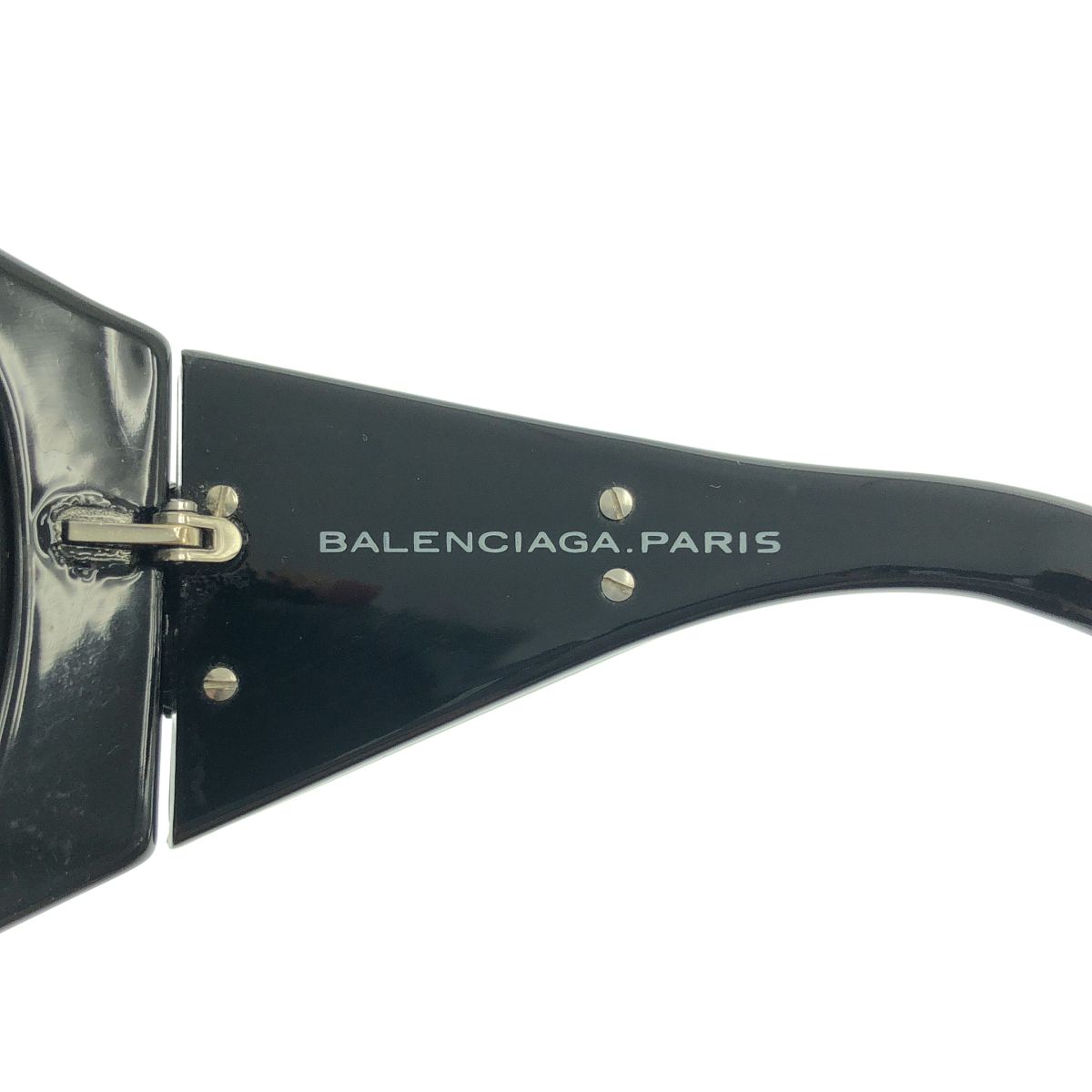 Balenciaga BB Logo Sunglasses Eyewear Black — view 6