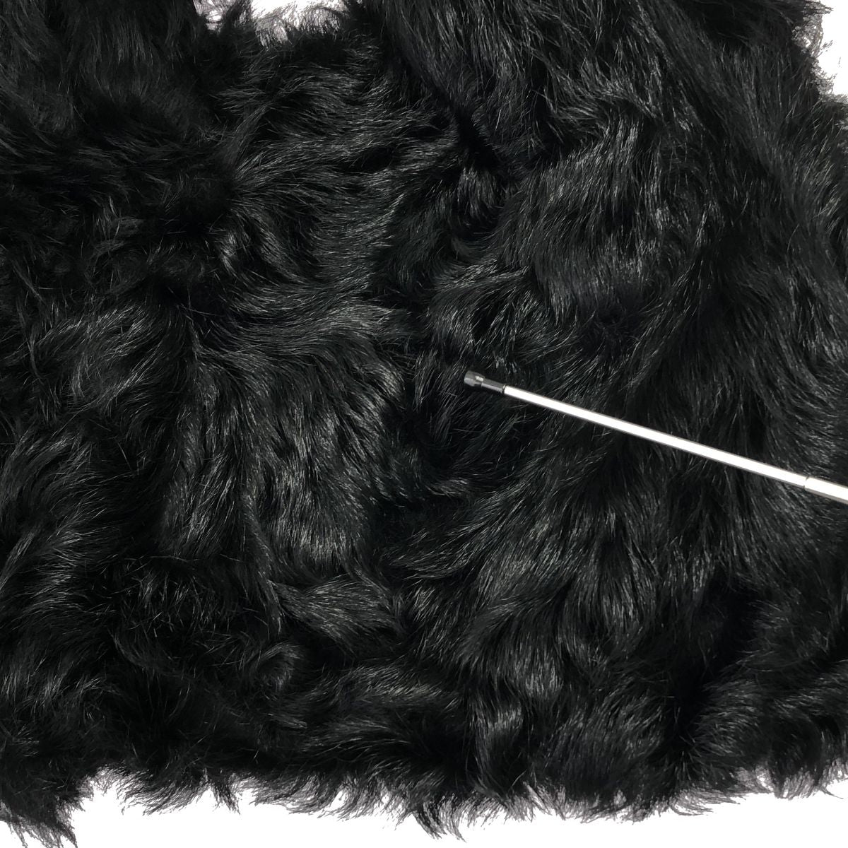 Celine Sequin Fur Vest Black — view 7