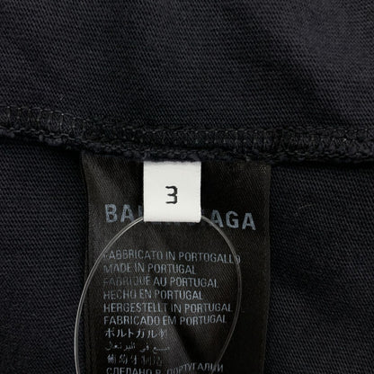 Balenciaga Oversized Tee Vintage Processed T-Shirt 3 Black — view 6