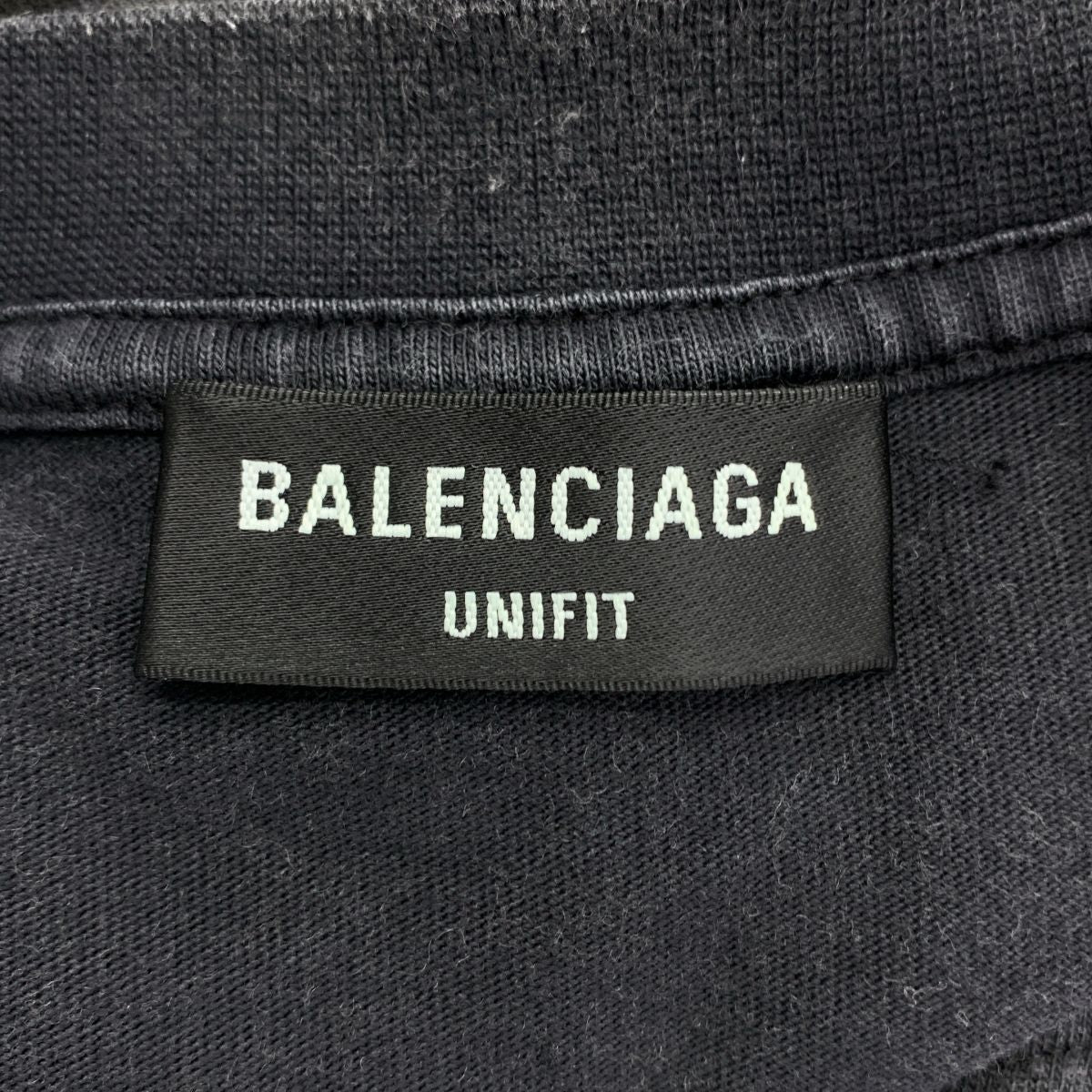 Balenciaga Oversized Tee Vintage Processed T-Shirt 3 Black — view 5