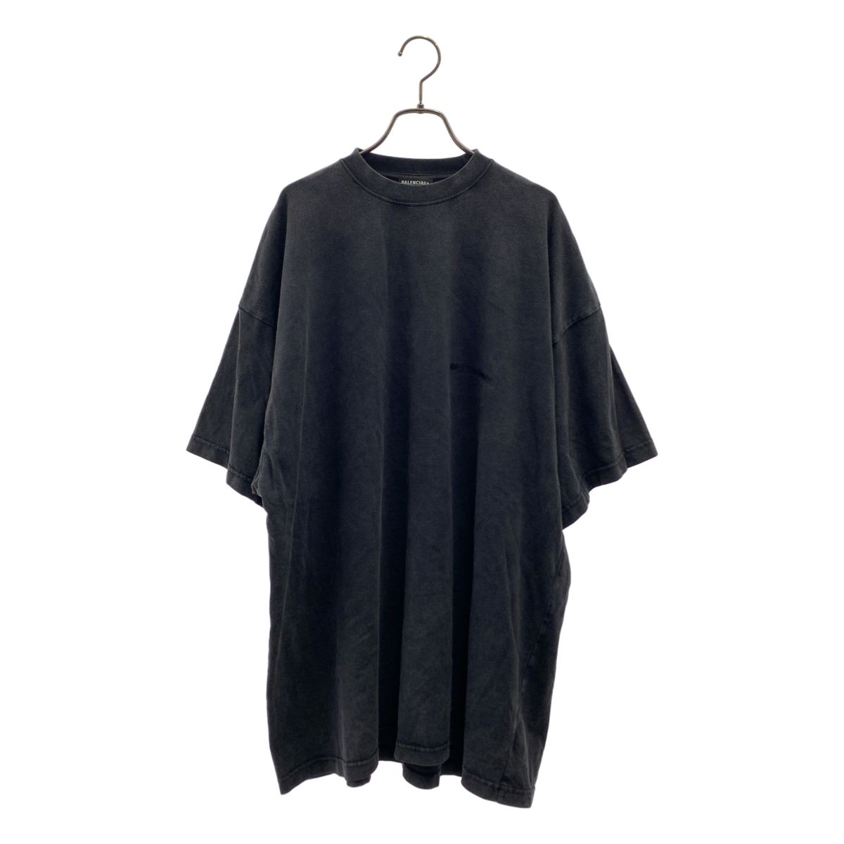 Balenciaga Oversized Tee Vintage Processed T-Shirt 3 Black