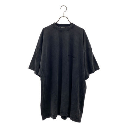 Balenciaga Oversized Tee Vintage Processed T-Shirt 3 Black