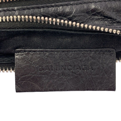 Balenciaga Leather Coin Case Black — view 4