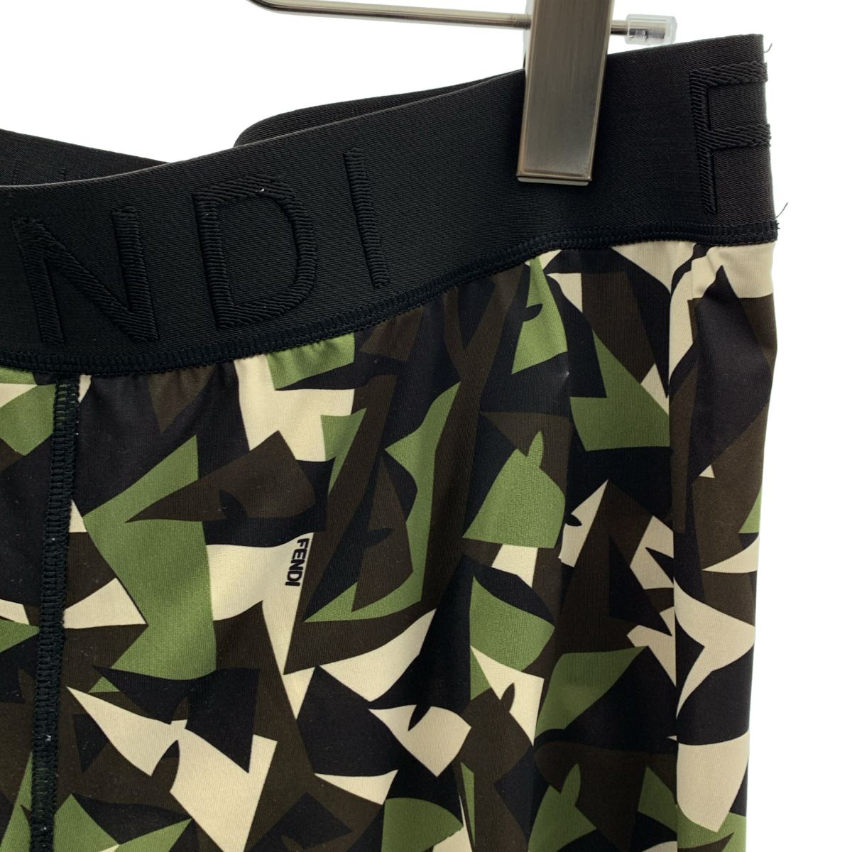 Fendi Bugs Eye Camouflage Leggings XL Khaki Pants — view 2