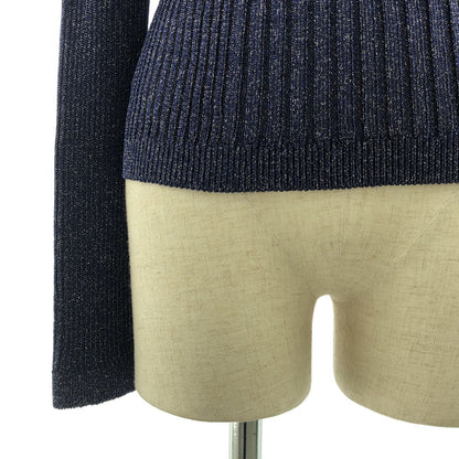 Loewe Rib Anagram Logo Knit XS Navy Sweater — view 3
