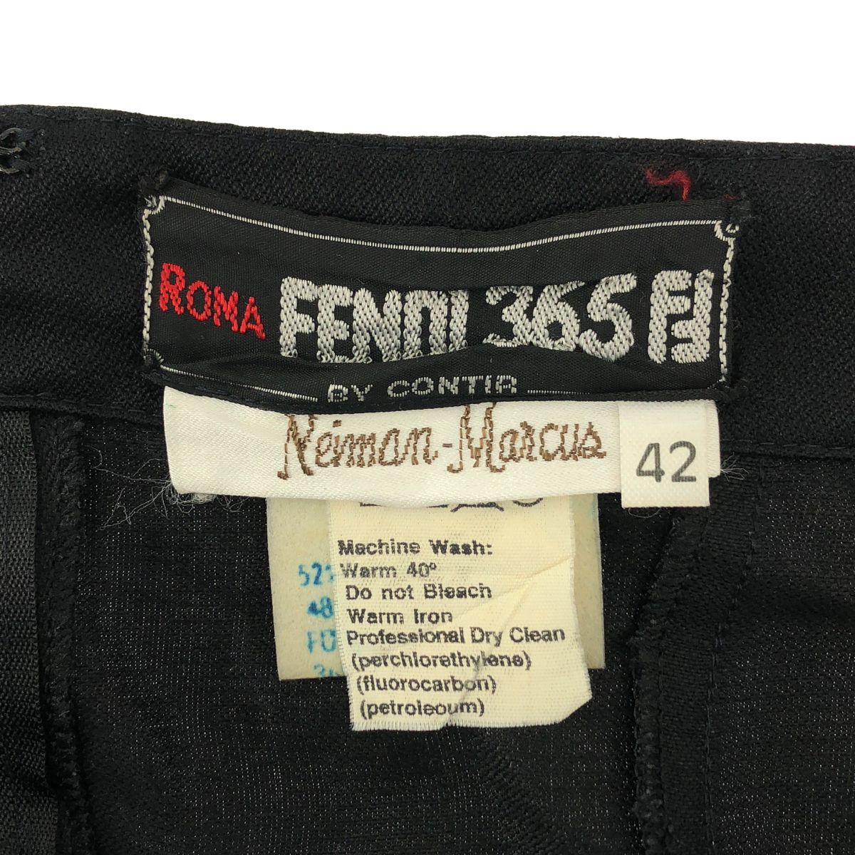 Fendi 365 Shoulder Dress 42 Black — view 6