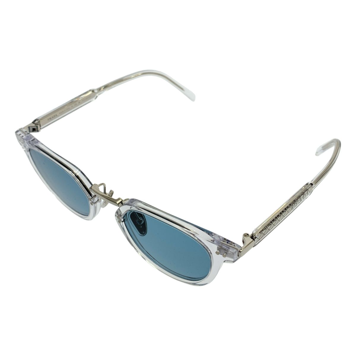 Prada Clear Frame Eyewear Sunglasses Blue