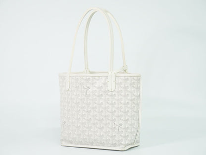 Goyard Anjou Mini Reversible Tote Bag White — view 2
