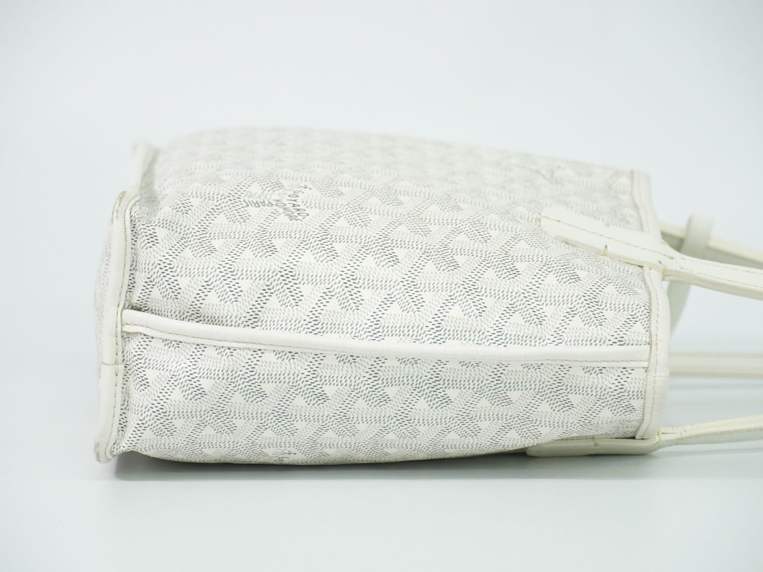 Goyard Anjou Mini Reversible Tote Bag White — view 4