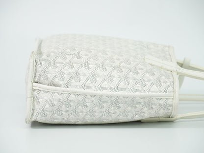 Goyard Anjou Mini Reversible Tote Bag White — view 4