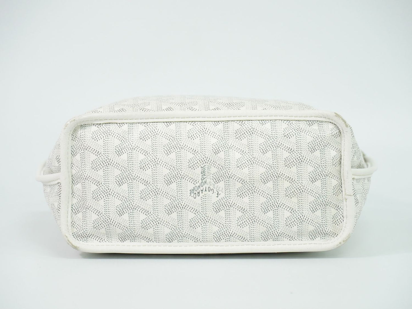 Goyard Anjou Mini Reversible Tote Bag White — view 3