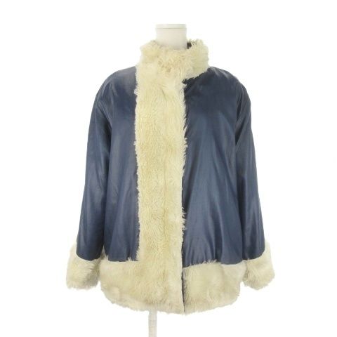 Dior Sport Jacket M Navy Fur Long Sleeve High