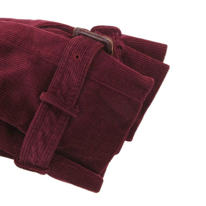 Saint Laurent Vintage Soutien Collar Coat Epaulette M Red MG — view 4