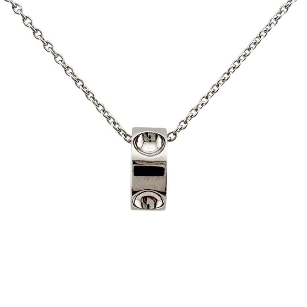 Louis Vuitton Pendentif Empreinte Necklace 18K White Gold