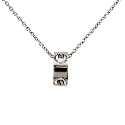 Louis Vuitton Pendentif Empreinte Necklace 18K White Gold