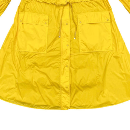 Moncler Long Coat Rins Jacket 0 Nylon Yellow Lins — view 4