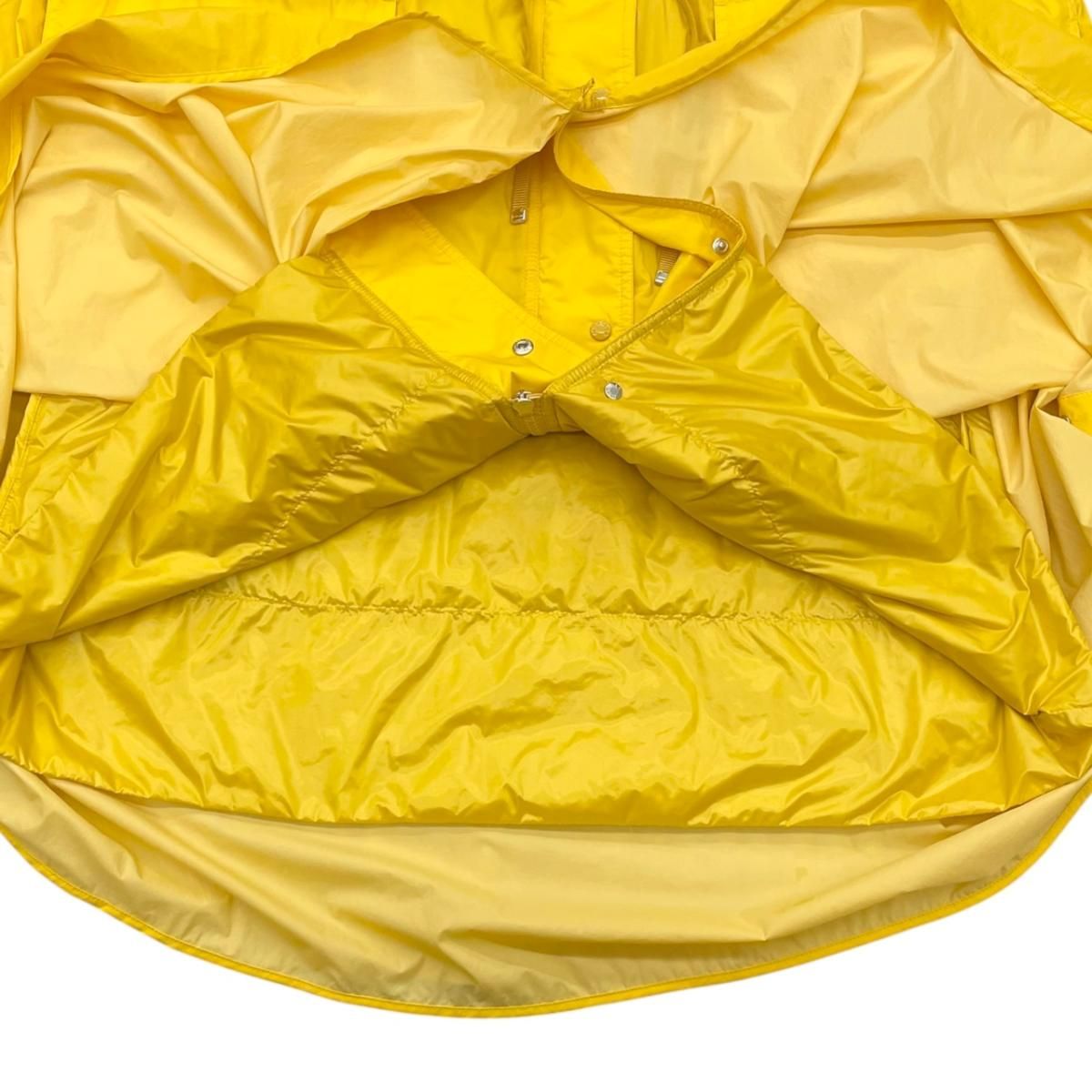 Moncler Long Coat Rins Jacket 0 Nylon Yellow Lins — view 7