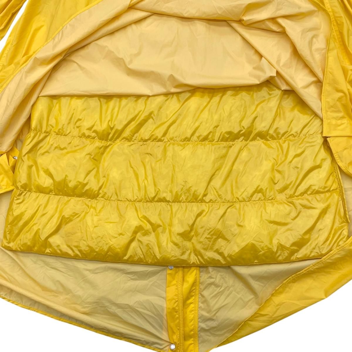 Moncler Long Coat Rins Jacket 0 Nylon Yellow Lins — view 8