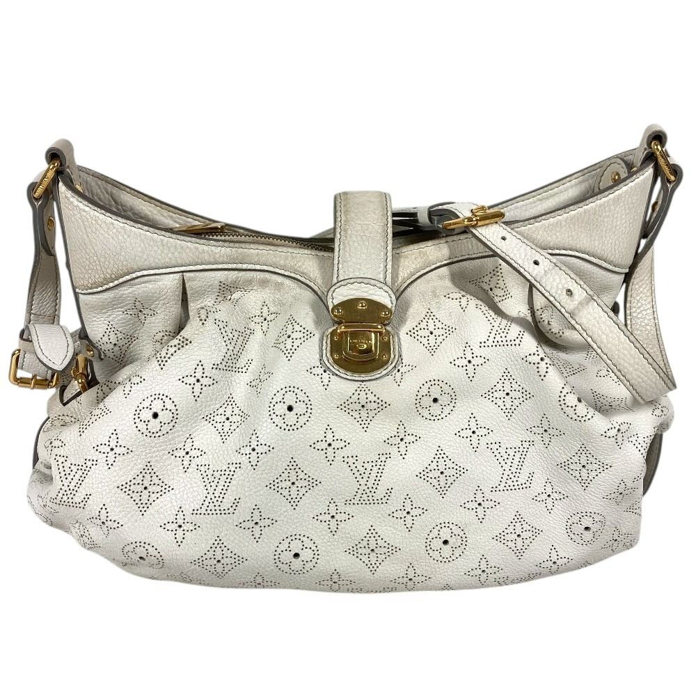 Louis Vuitton Shoulder Bag XS Monogram Mahina Leather White