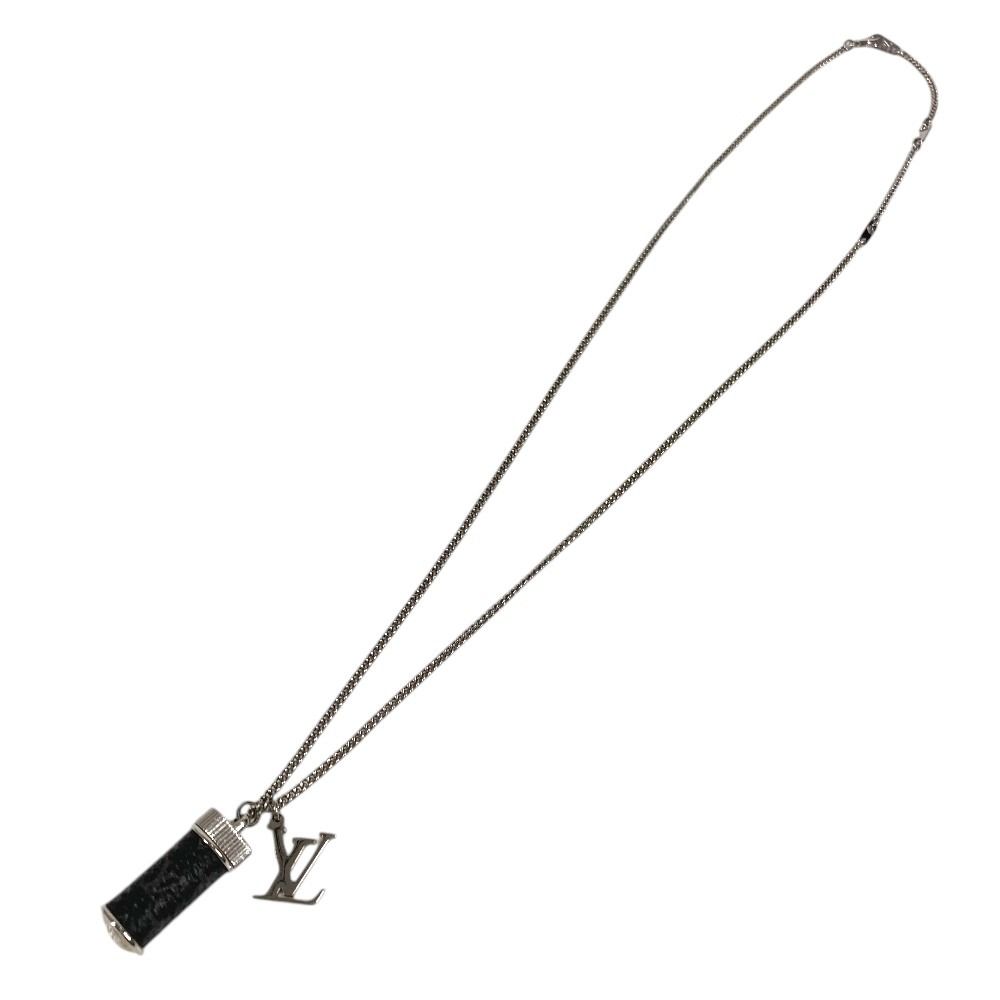 Louis Vuitton Necklace Charm Metal Black — view 2