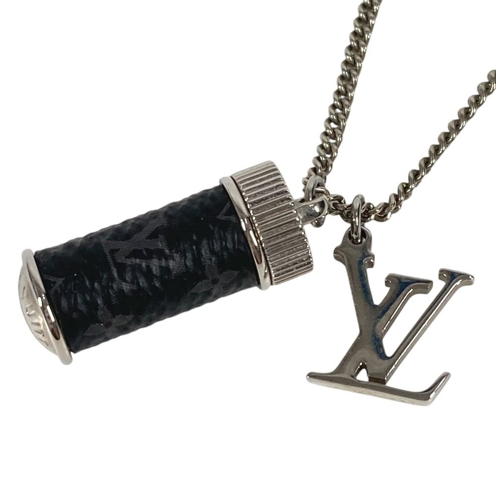 Louis Vuitton Necklace Charm Metal Black