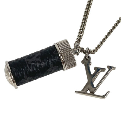 Louis Vuitton Necklace Charm Metal Black