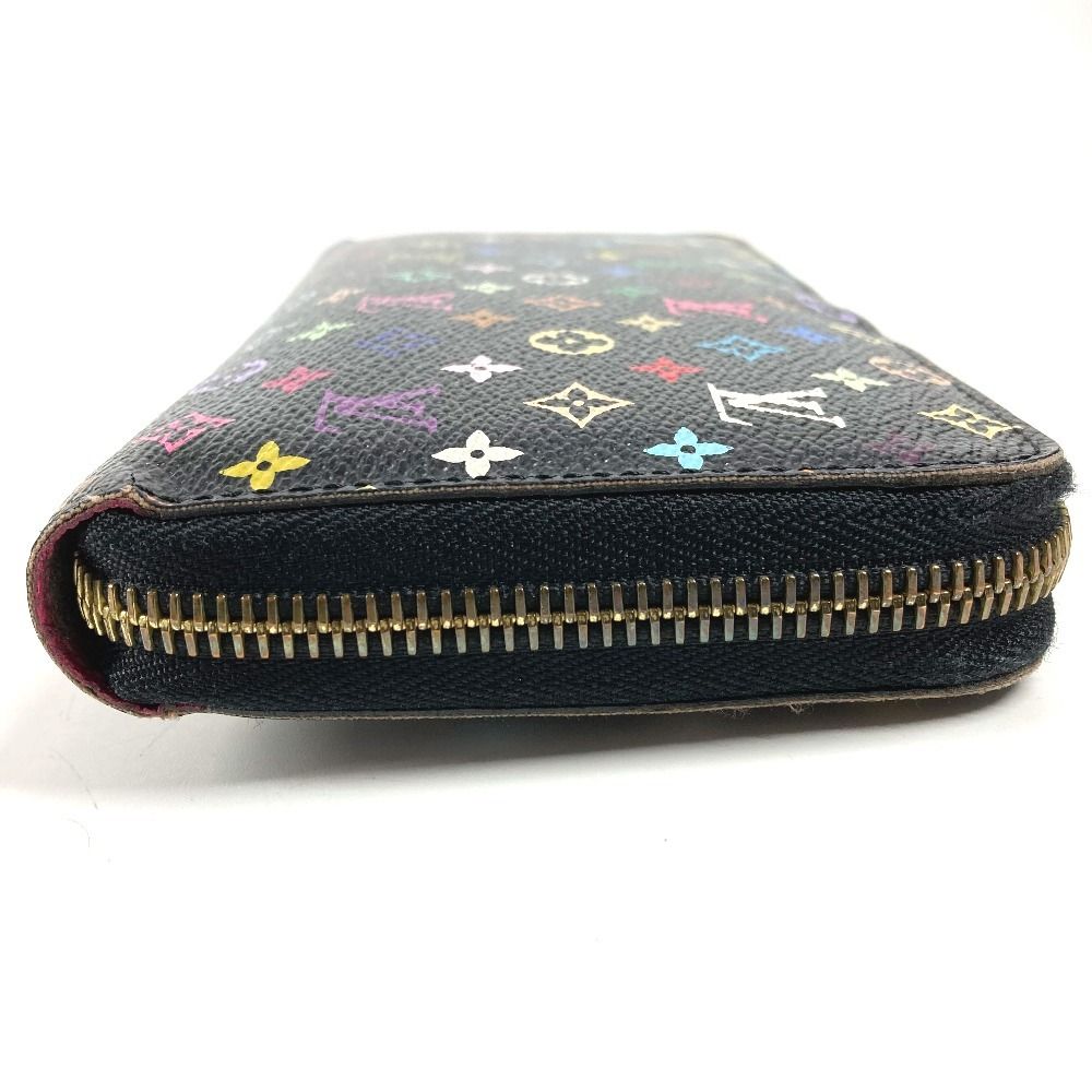 Louis Vuitton Wallet Zippy Monogram Multicolor Canvas Noir Black — view 4