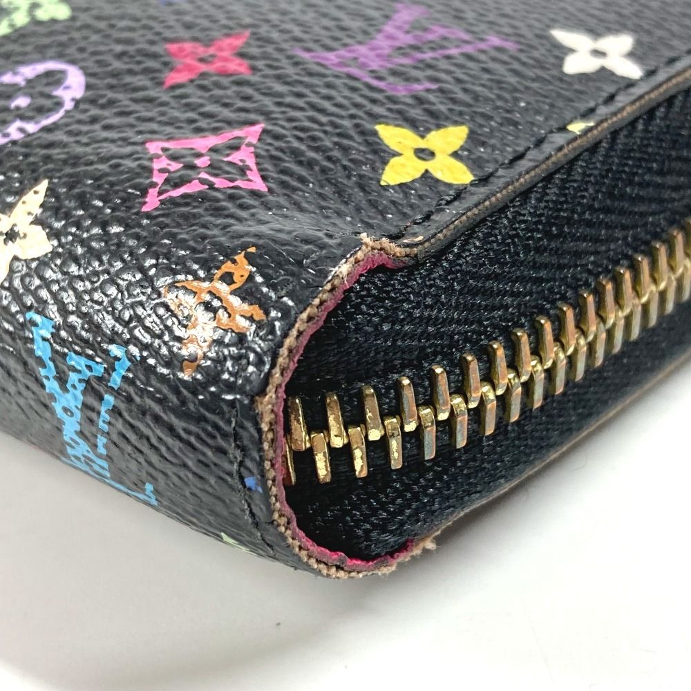 Louis Vuitton Wallet Zippy Monogram Multicolor Canvas Noir Black — view 6