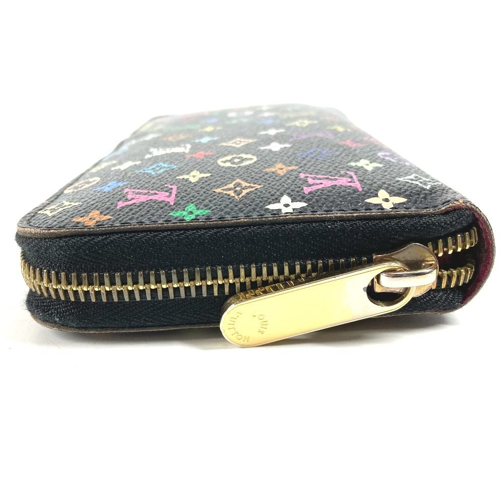 Louis Vuitton Wallet Zippy Monogram Multicolor Canvas Noir Black — view 3