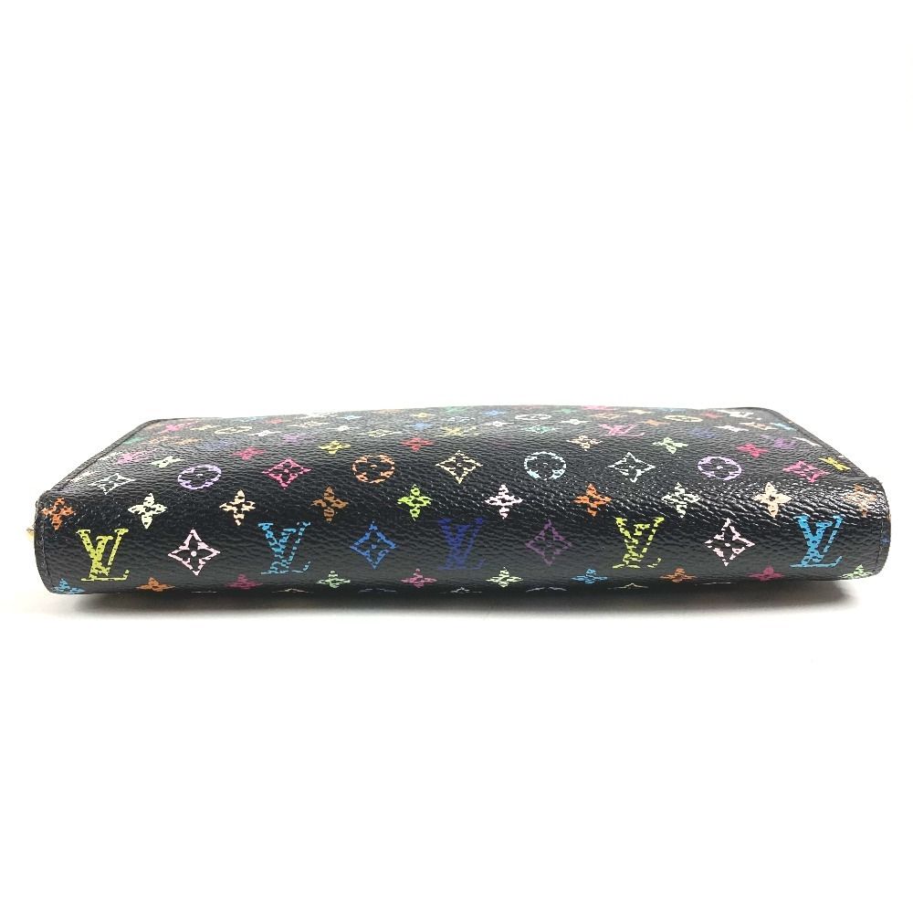 Louis Vuitton Wallet Zippy Monogram Multicolor Canvas Noir Black — view 5