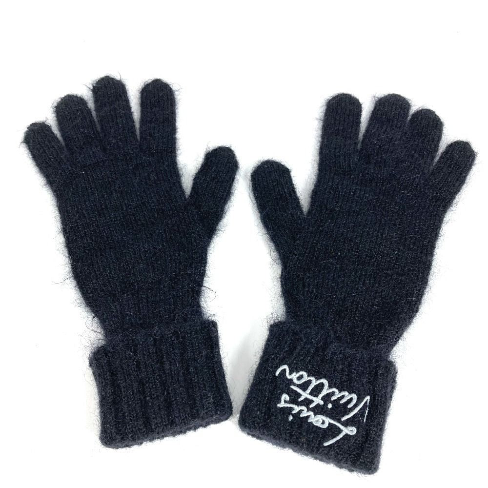 Louis Vuitton Gloves LV Script Black