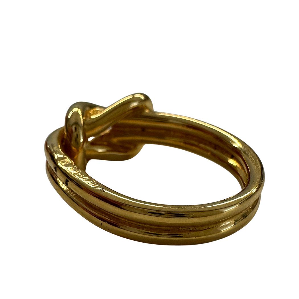 Hermes Scarf Ring Atame Gold Plated Easy Shawl — view 4
