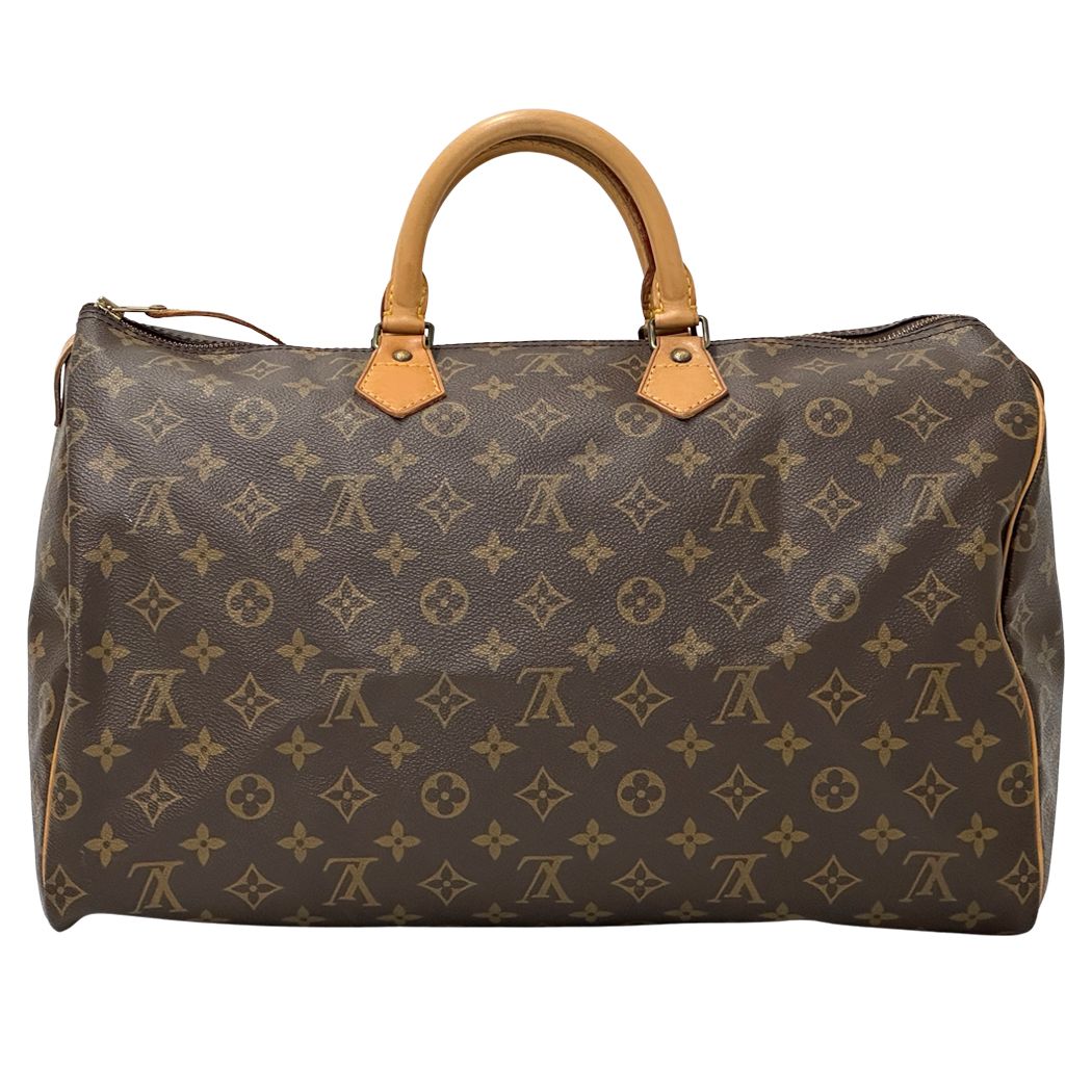 Louis Vuitton Bag Monogram Handbag Speedy 40 Brown Handle Mini Boston Outing — view 2