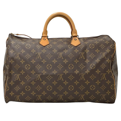 Louis Vuitton Bag Monogram Handbag Speedy 40 Brown Handle Mini Boston Outing — view 2
