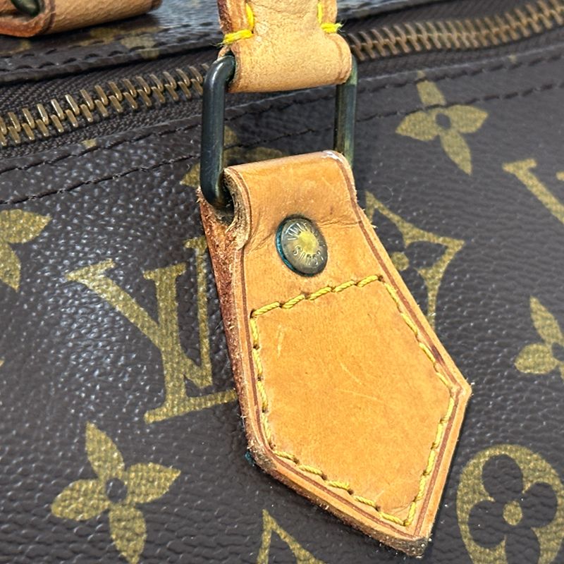 Louis Vuitton Bag Monogram Handbag Speedy 40 Brown Handle Mini Boston Outing — view 8
