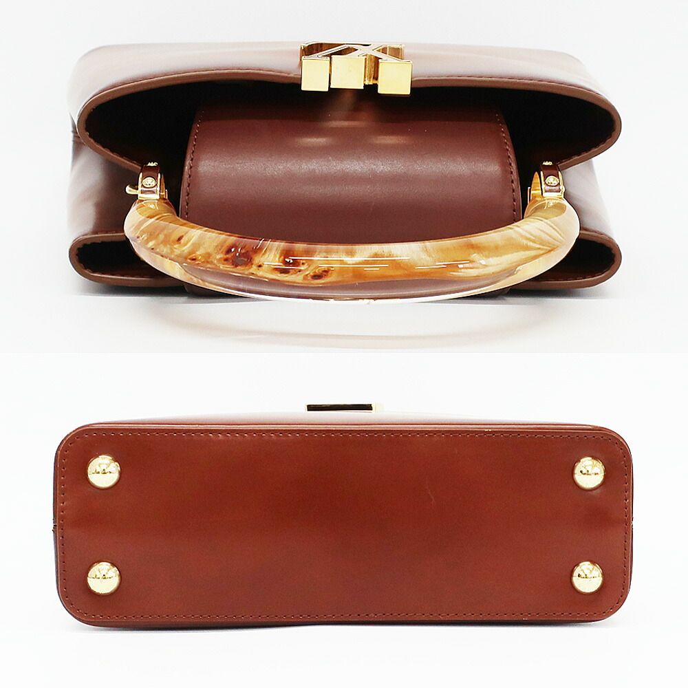 Louis Vuitton Heaven LV Capucines BB 2-Way Shoulder Bag Tortoiseshell Brown — view 3