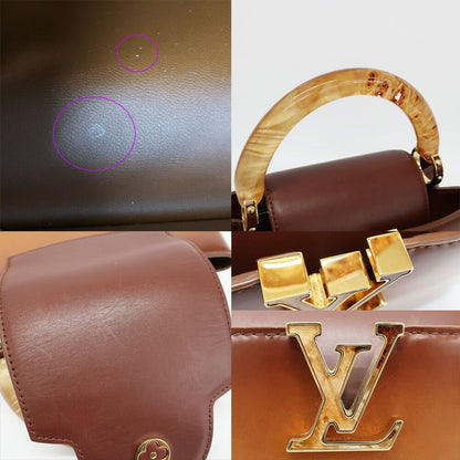 Louis Vuitton Heaven LV Capucines BB 2-Way Shoulder Bag Tortoiseshell Brown — view 8