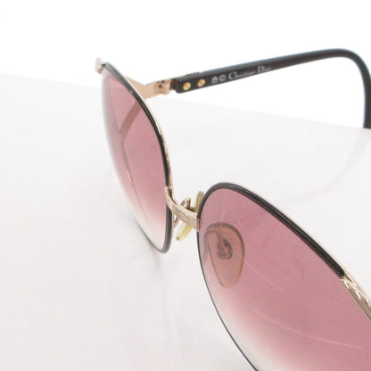 Dior Sunglasses Eyewear Non Prescription CD Logo Side Black Gold Color Gradient — view 6