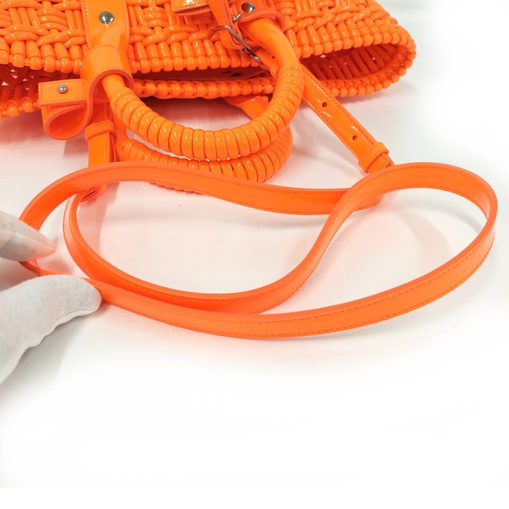 Balenciaga Bistro Basket Tote Bag 2-Way Orange — view 5