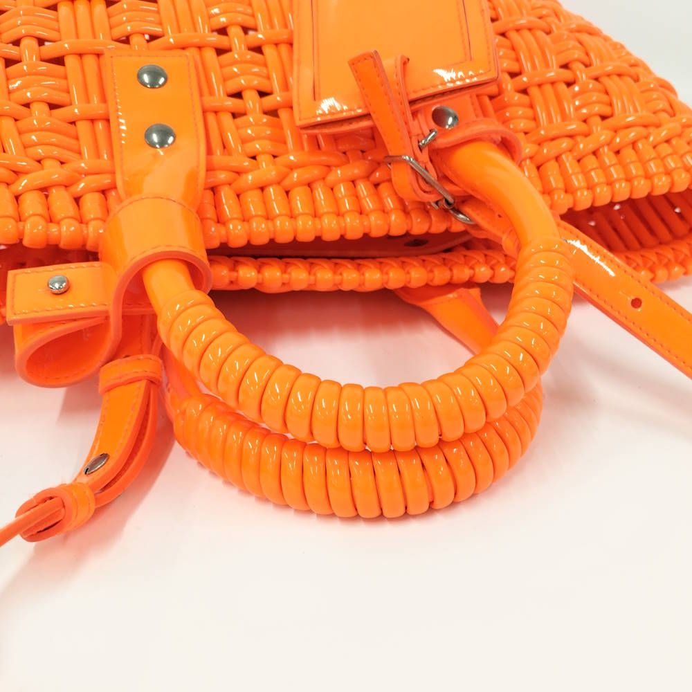 Balenciaga Bistro Basket Tote Bag 2-Way Orange — view 4