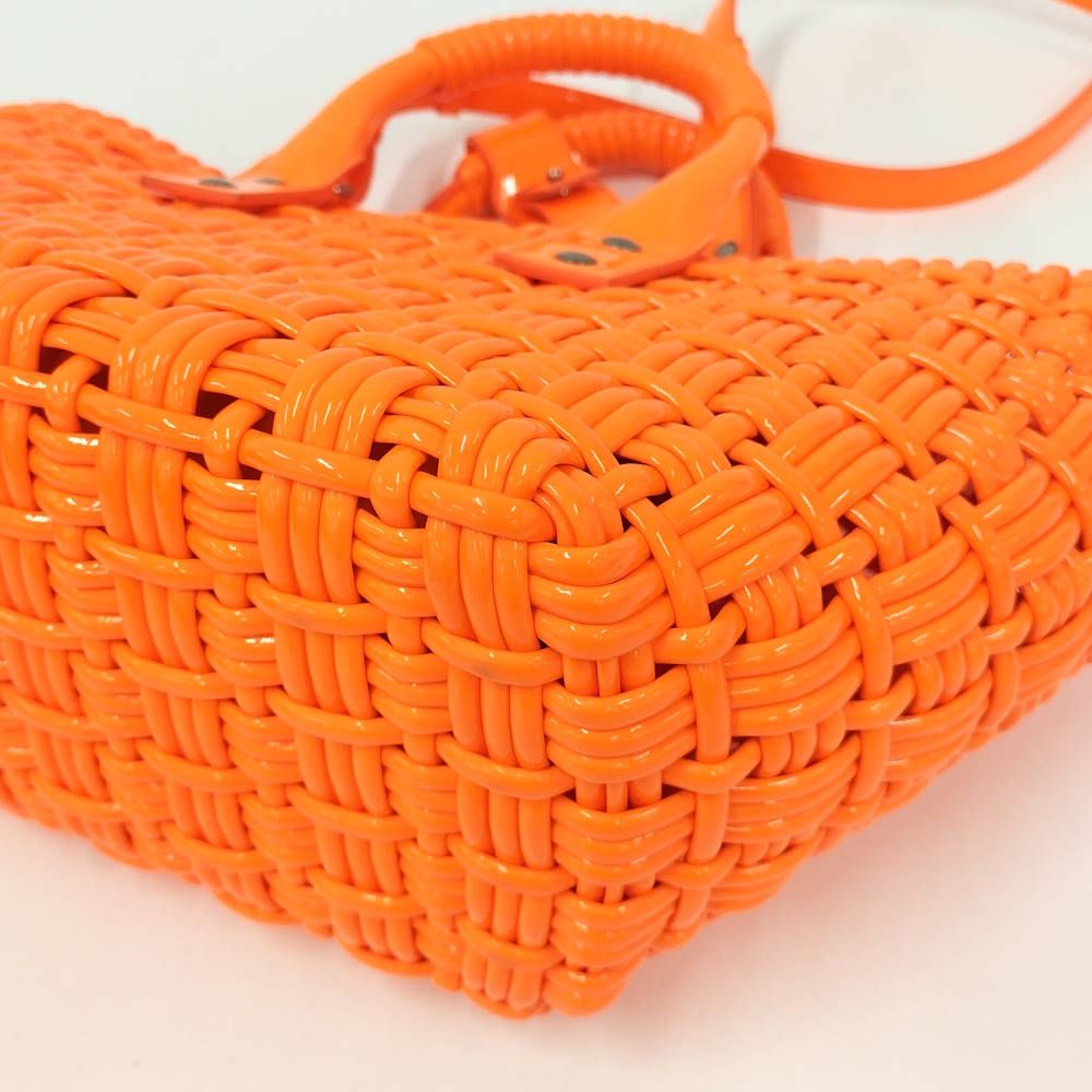 Balenciaga Bistro Basket Tote Bag 2-Way Orange — view 3