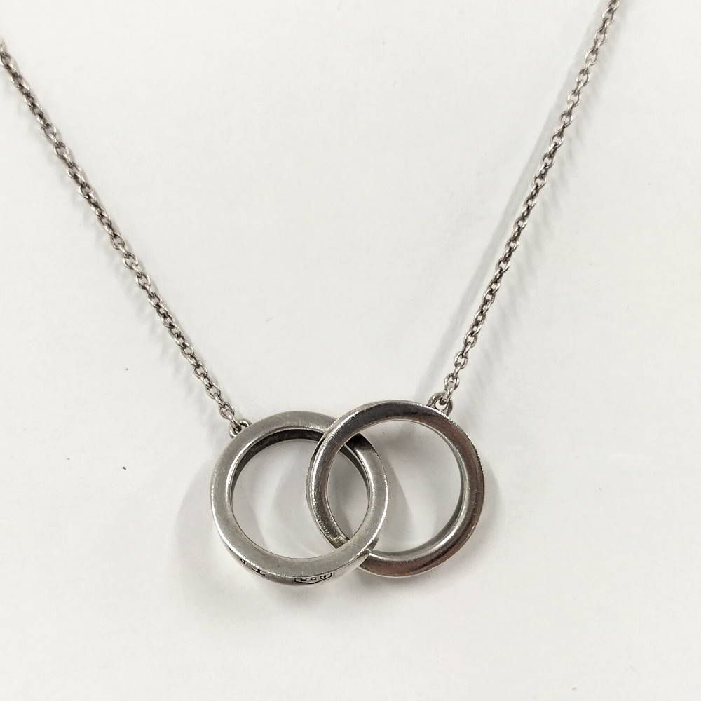 Tiffany & Co Necklace Interlocking Silver — view 2